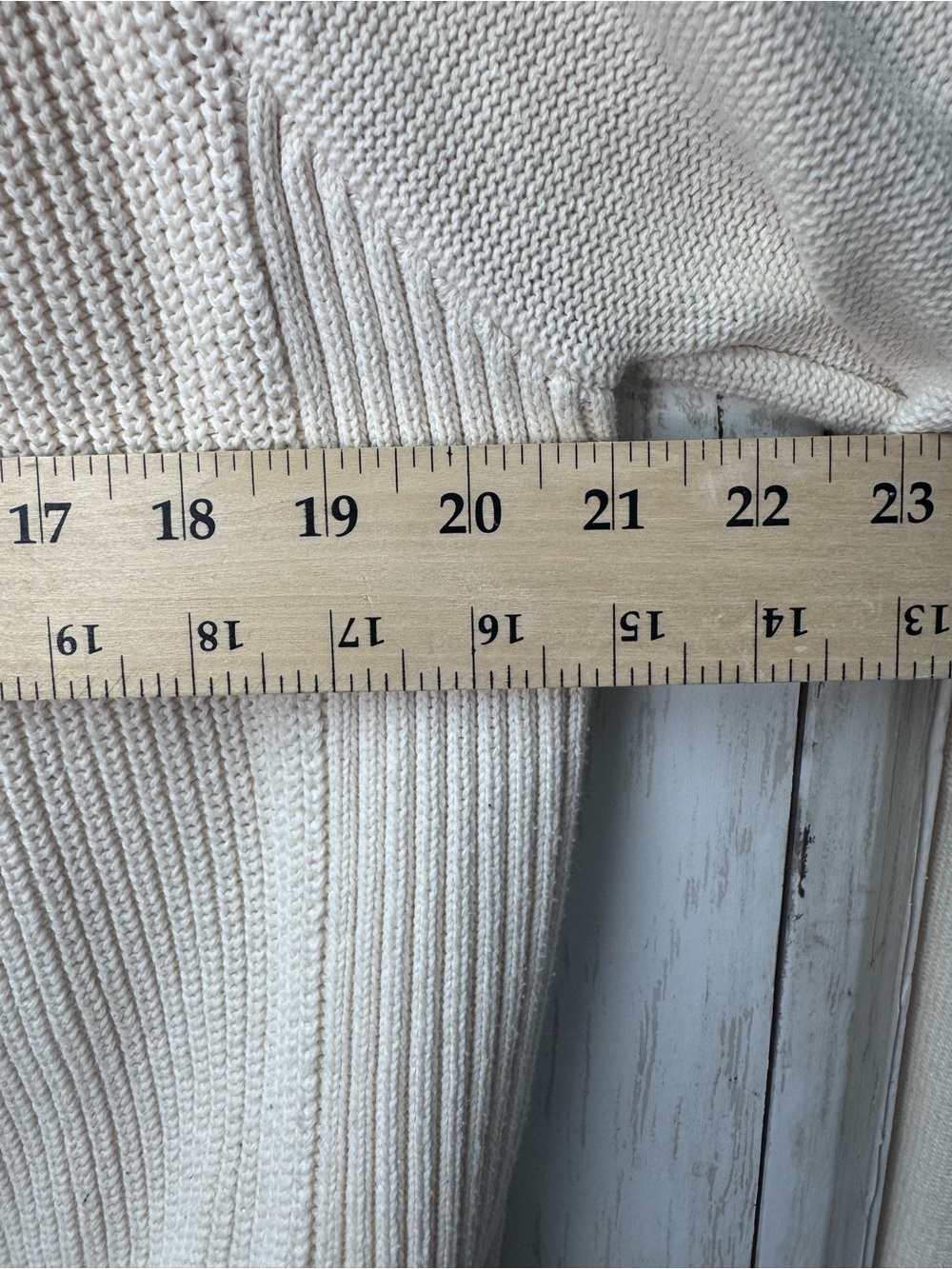 Loft Women's Cream Cowl Neck Sweater size XL - Picture 7 of 8